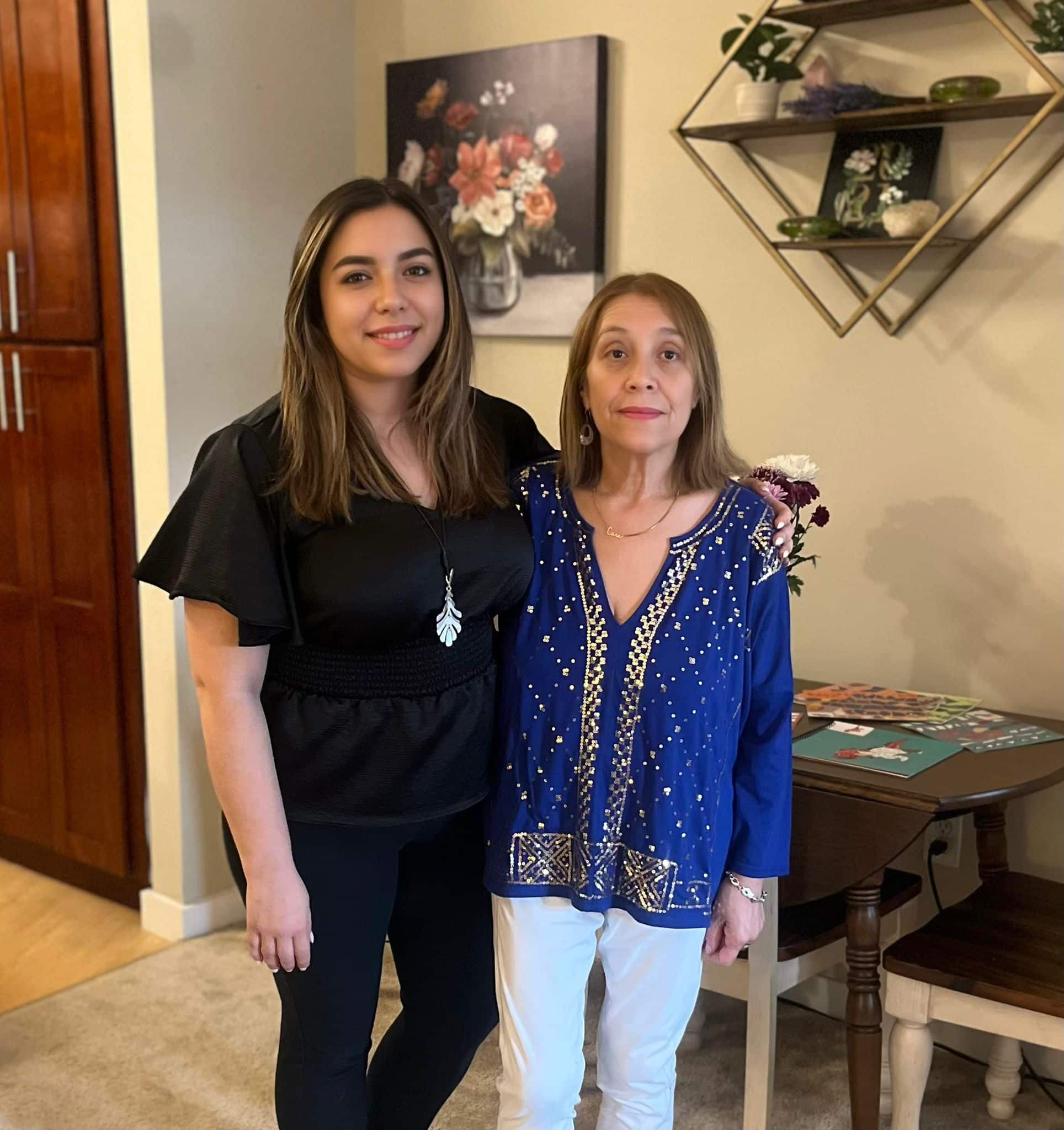 Cara y su madre