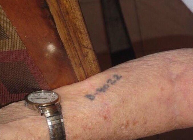 The tattoo from Auschwitz on my grandpa’s arm