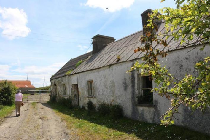 A famine cottage in Athea, County Limerick as it stands today.