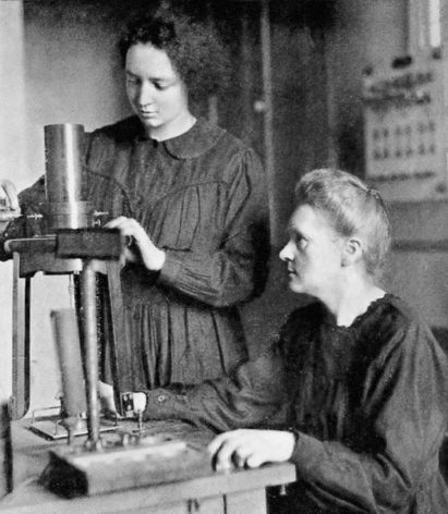 Marie Curie e sua filha Irene (Aproximadamente 1925)