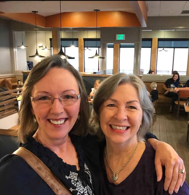 Meeting Jill Binder, another Barlow cousin, in Oklahoma