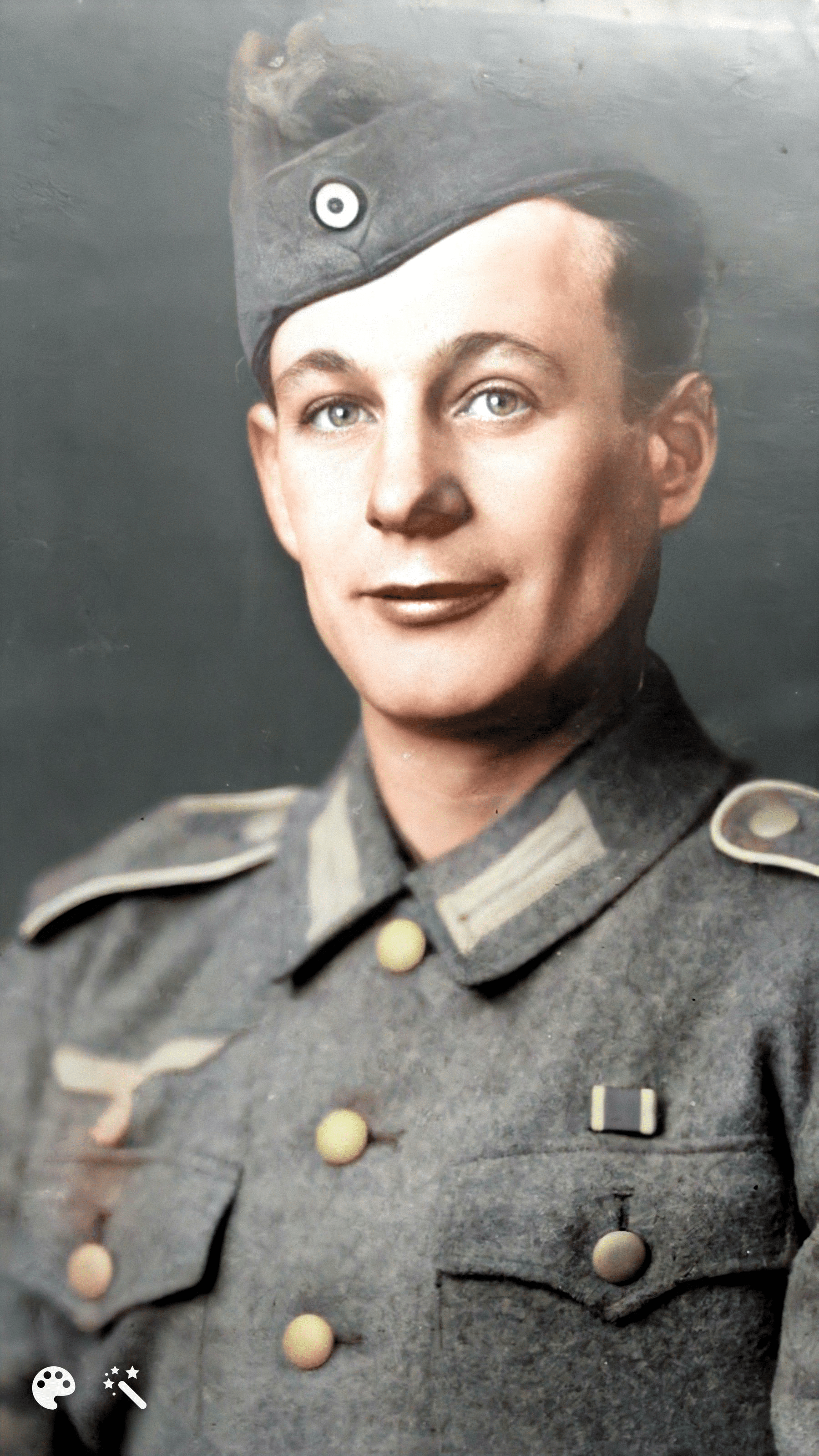 Johann Ludwig Dreisbach (photo réparée, améliorée et colorisée par MyHeritage)