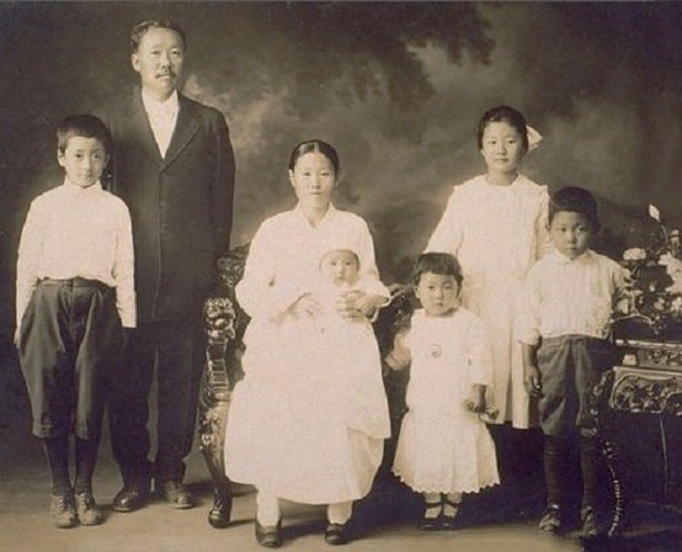 Familj från Hawaii, tidigt 1800-tal