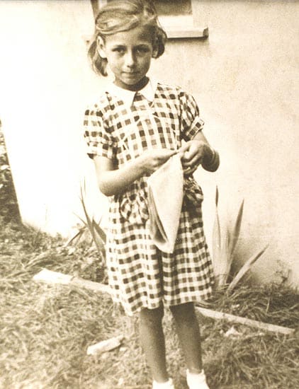 Linda Monger (senere Fenley) ca. 1953.