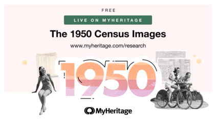 MyHeritage Publishes the 1950 U.S. Census — Search for FREE!