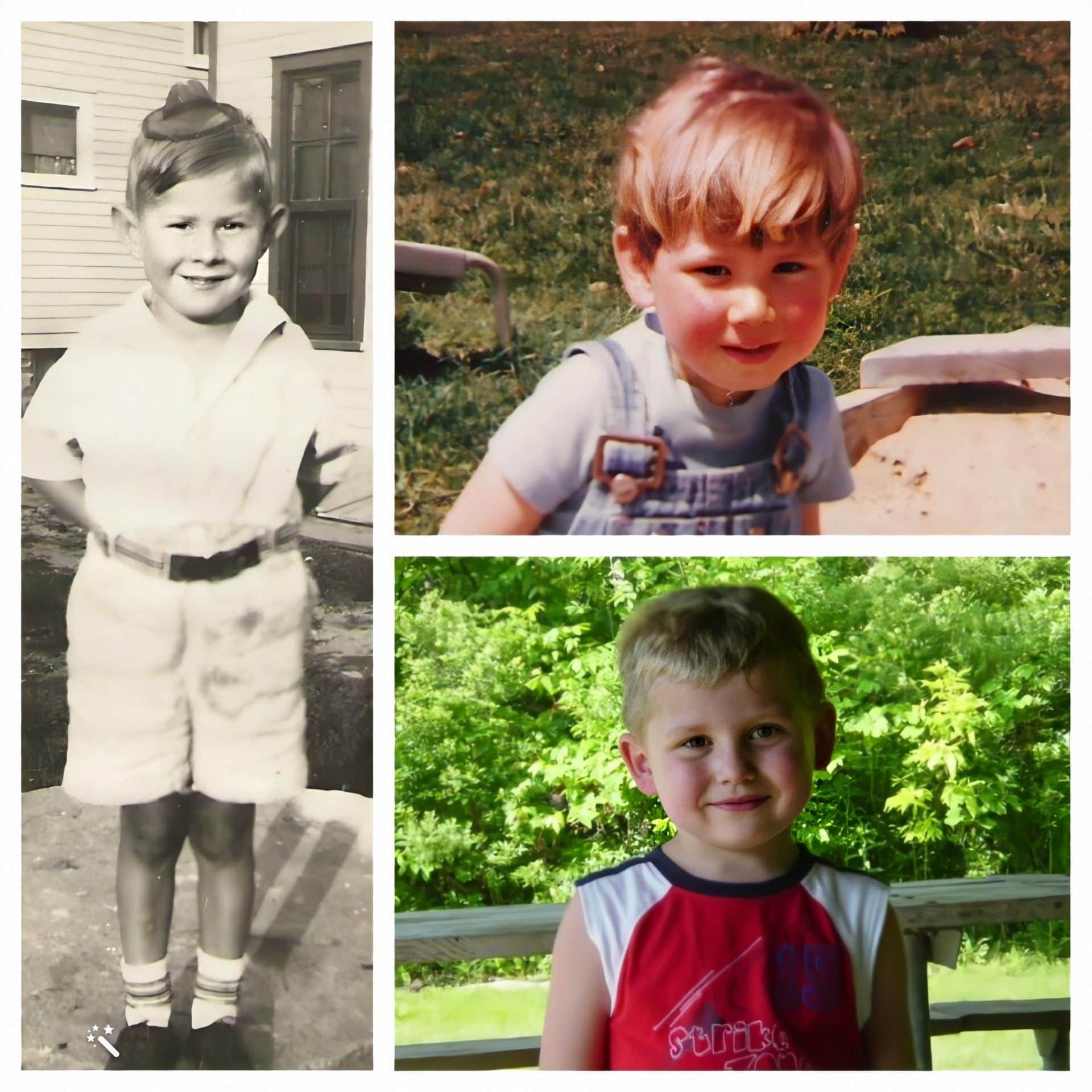 George Dennis Bastion (left), Michael Lee Foster (top right), and Brandon Michael Foster (bottom right)