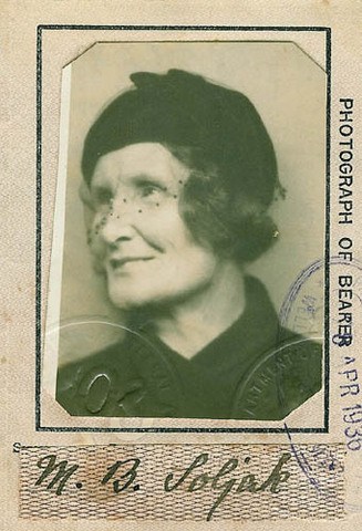 Picture of Sean’s great-grandmother, Miriam Cummings Soljak