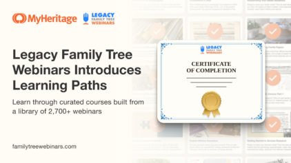 Legacy Family Tree Webinars Introduces Learning Paths