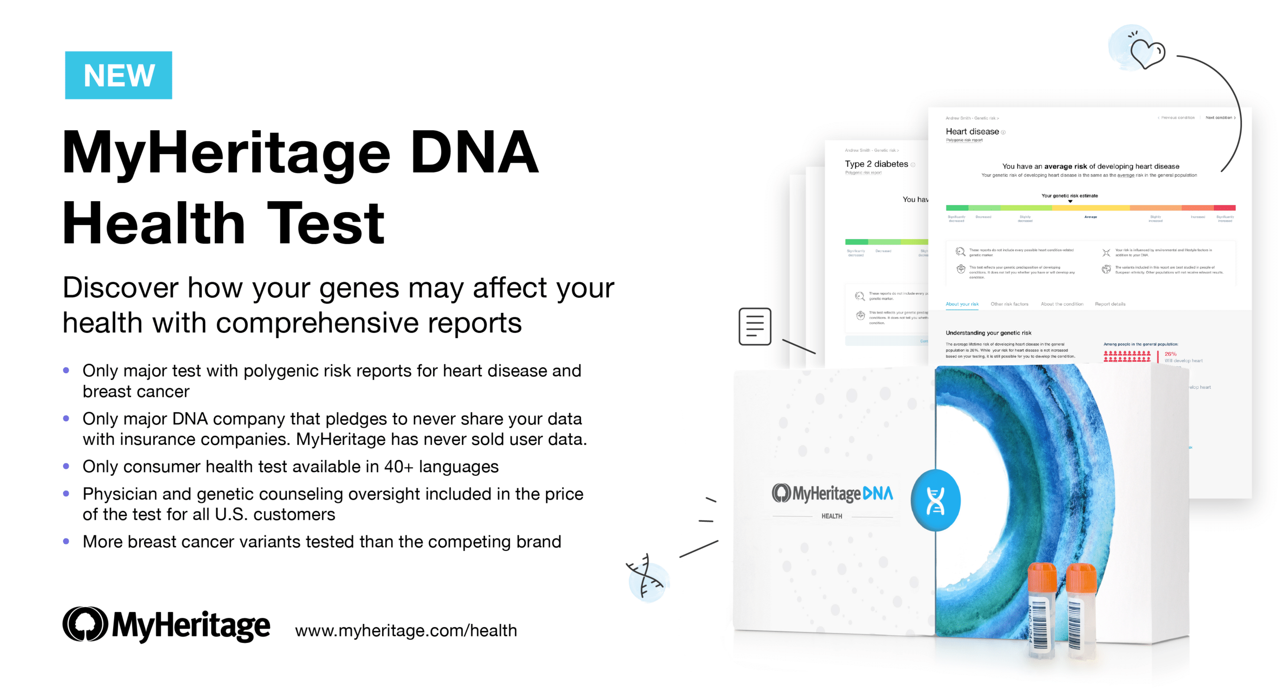 Introducing the MyHeritage DNA Health Test