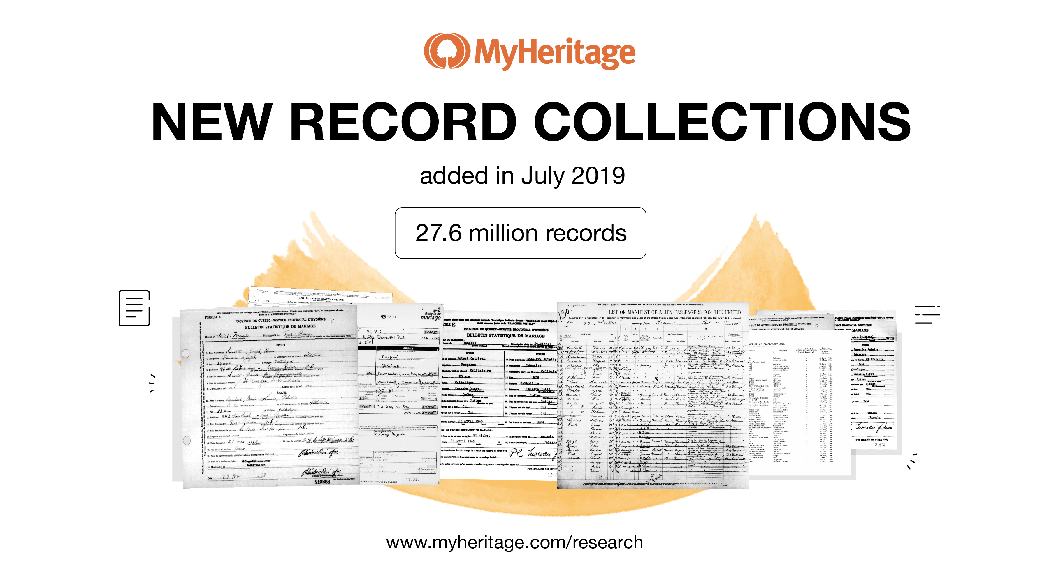 New record collections added in July 2019