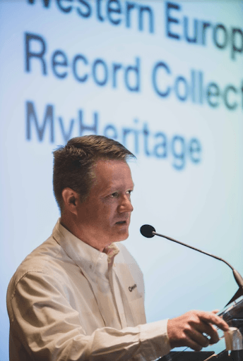 Mike Mansfield, direktør for innhold-operasjoner ved  MyHeritage