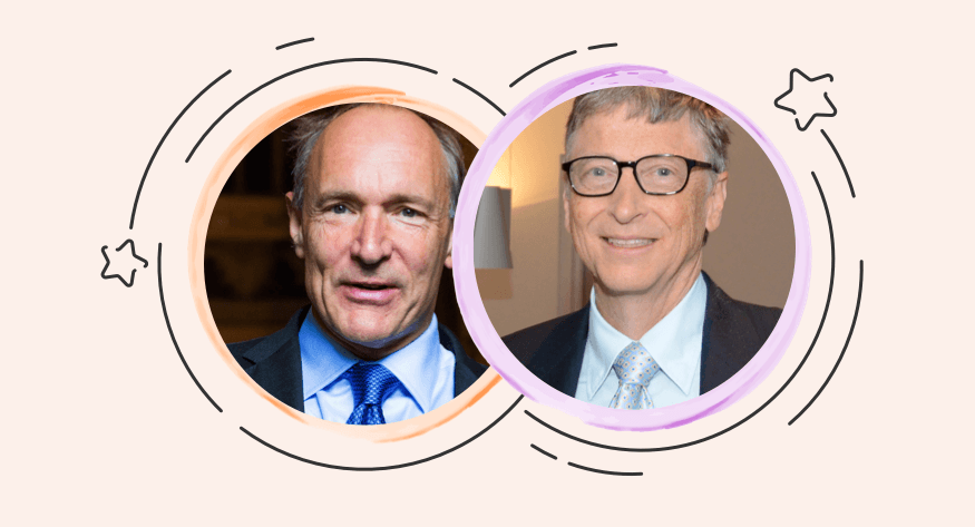 Bill Gates and Sir Tim Berners-Lee are Related