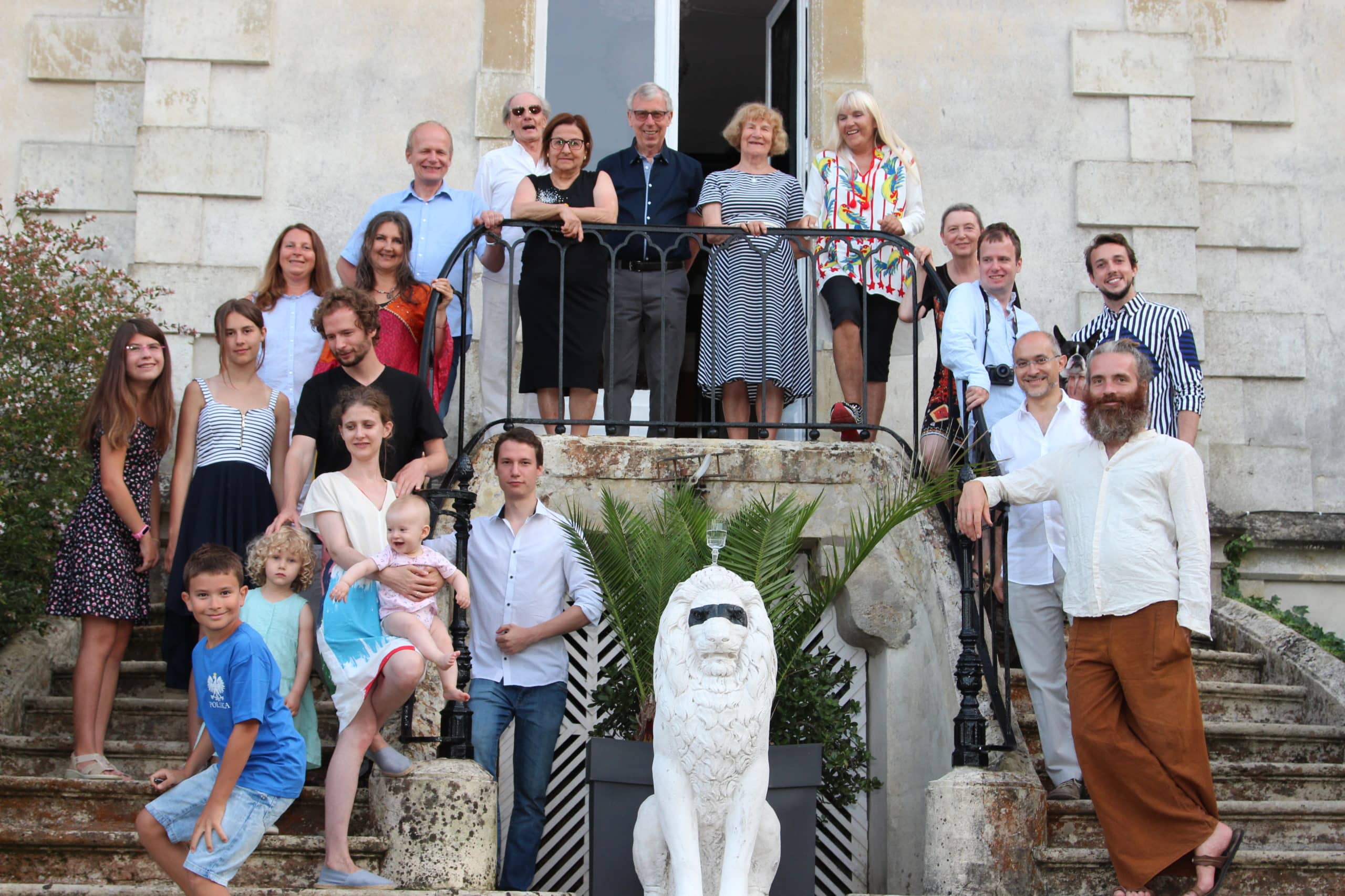 Family meeting in France