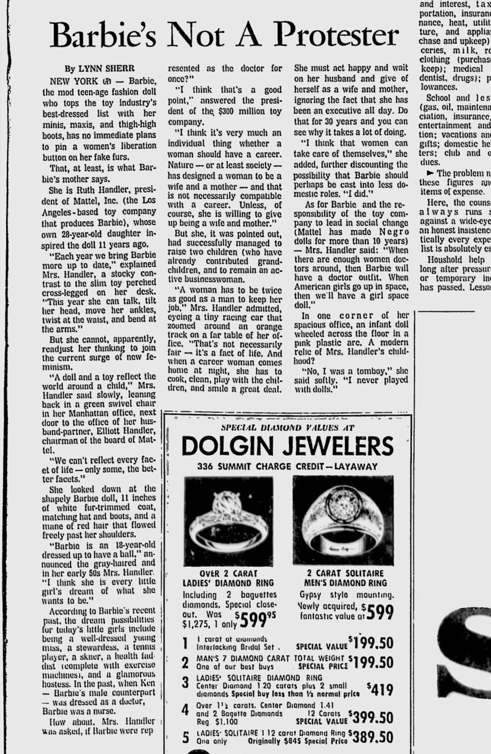 Toledo Blade, June 25, 1970