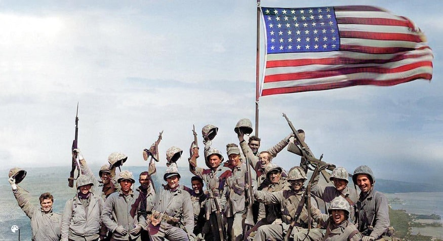 World War II Brought to Life: The Battle of Iwo Jima in Colorized Photos