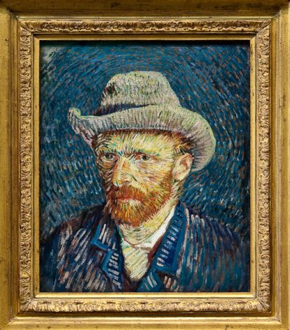 Van Gogh, Self portrait. The Van Gogh Museum, Amsterdam