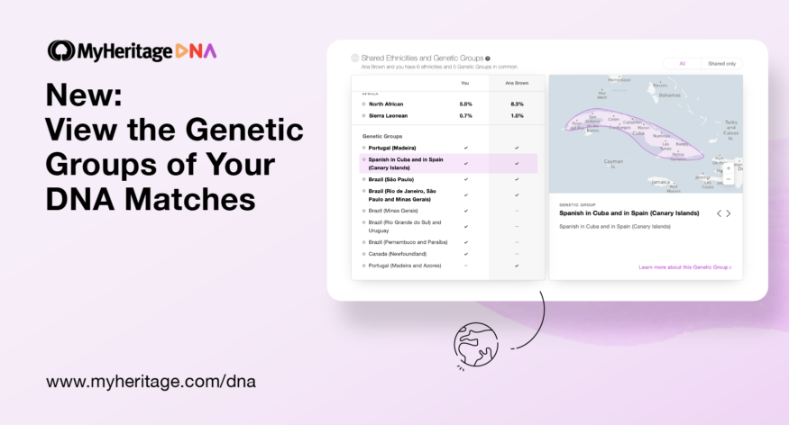 New: View the Genetic Groups of Your DNA Matches 