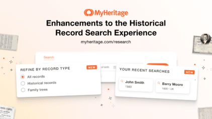 Enhancements to the Historical Record Search Experience on MyHeritage