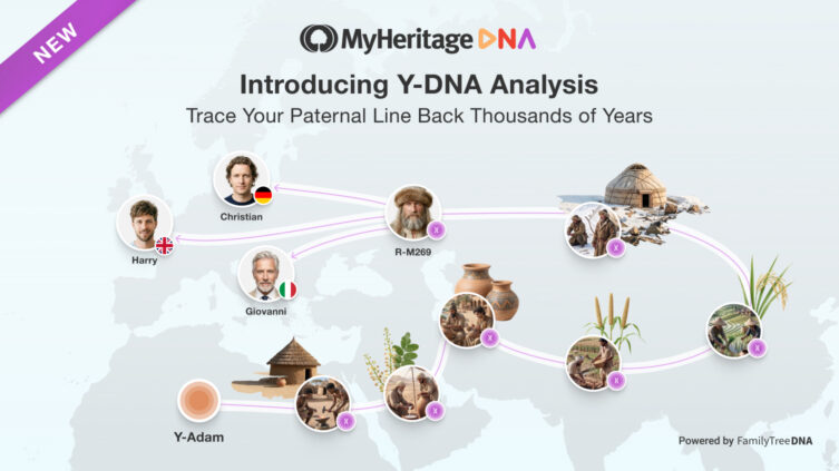 New on MyHeritage: Trace Your Paternal Line Back Thousands of Years with Y-DNA