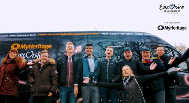 A Look Back at the MyHeritage Eurovision Bus Tour