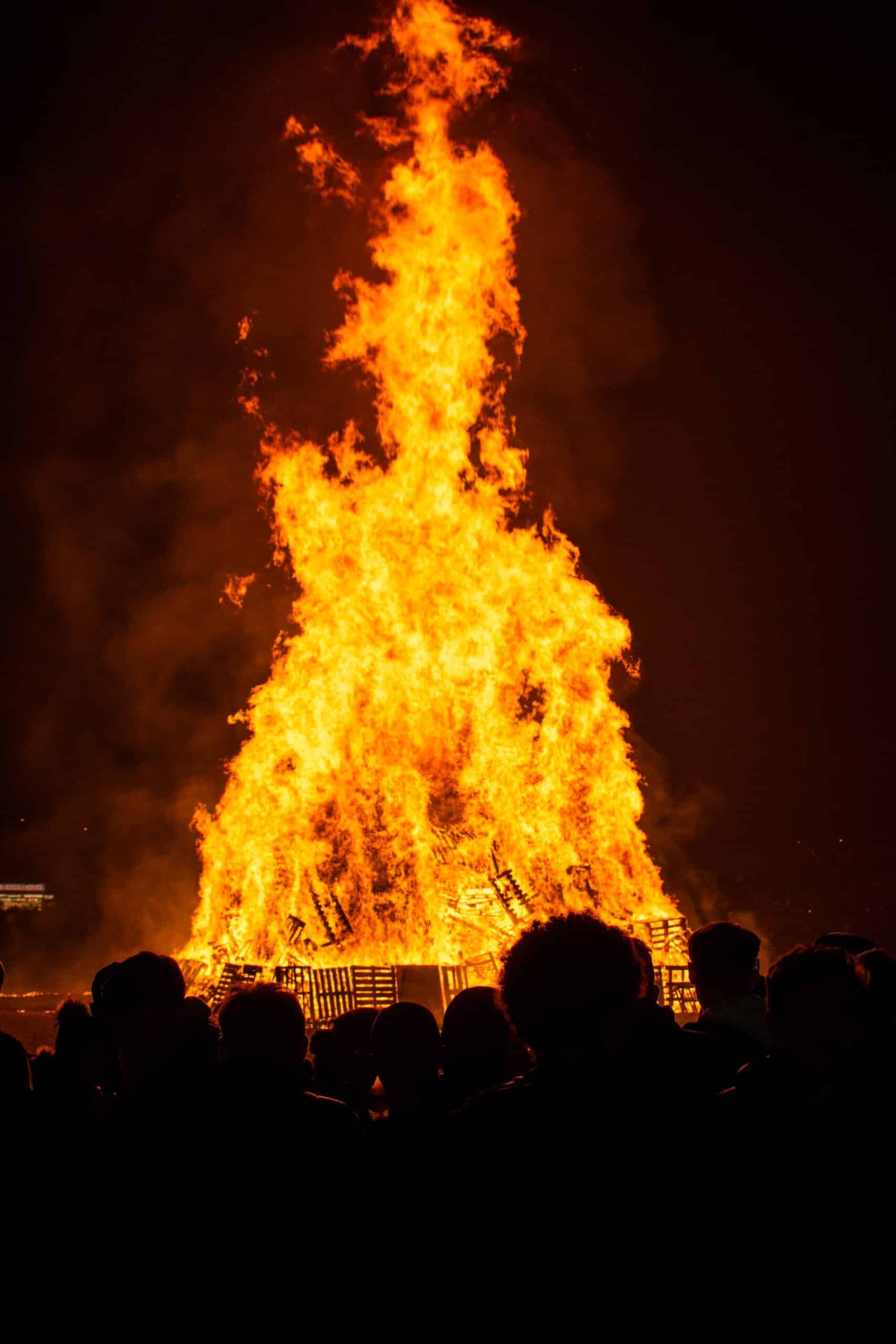 Bonfire Night in Nottingham, U.K.