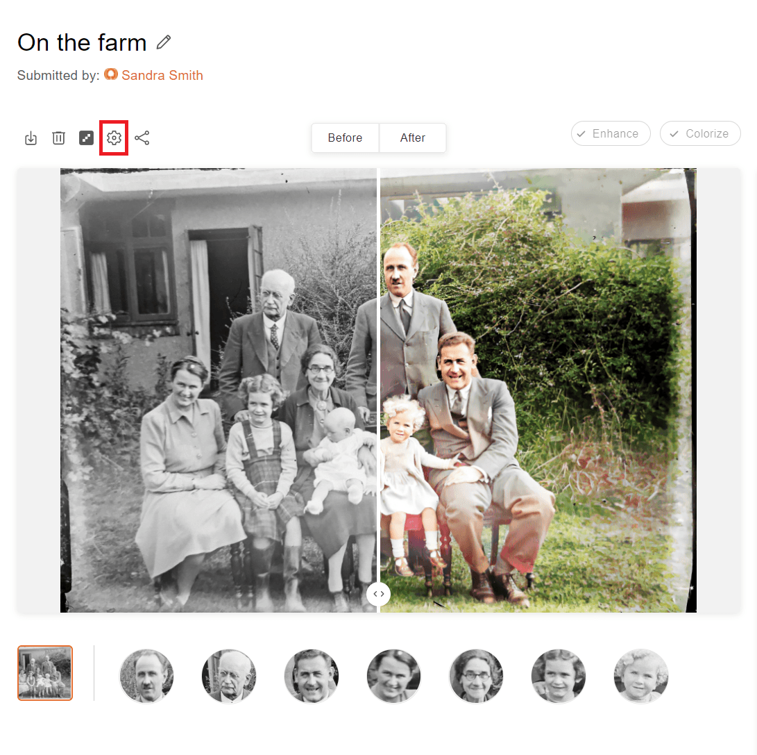 Accessing the Colorization Settings