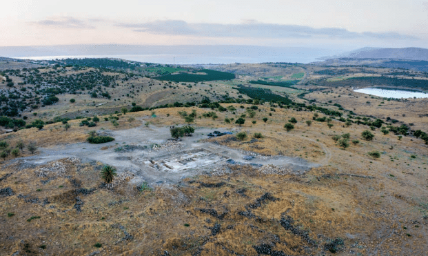 Aktuelle Ausgrabungsstätte, Huqoq, Israel