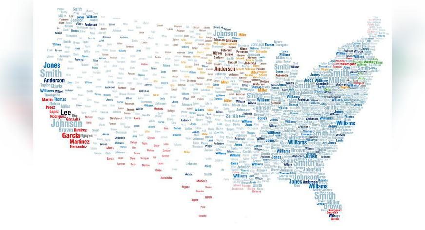 The United States of Surnames