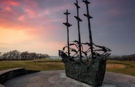 National Famine Memorial in County Mayo