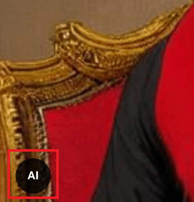 הטבעת סימן מים בצורת AI יוטבע מתחת לתמונות שהופקו