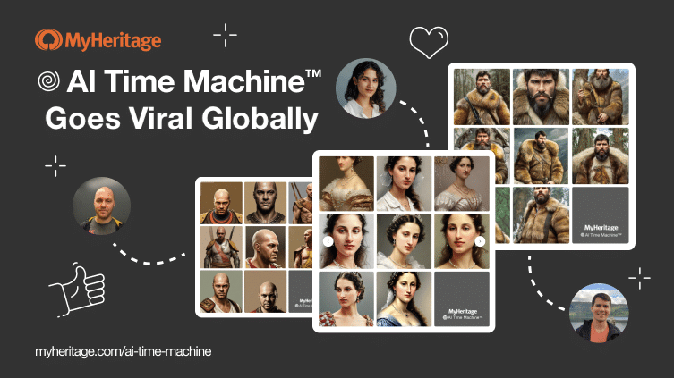 AI Time Machine™ Goes Viral Around the World