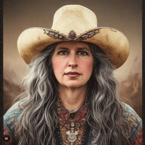 Bild von Roberta Estes als Cowgirl