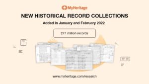 New Historical Records Added in January and February 2022