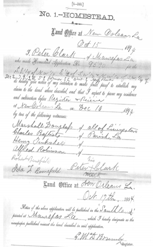 Document listing Peter Clark’s witnesses [Credit: Bernice Bennett]