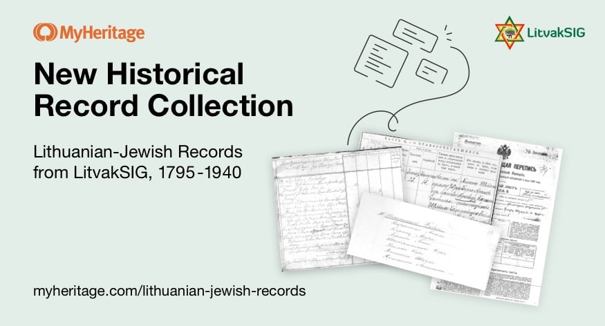 MyHeritage Releases a Significant Collection of Lithuanian-Jewish Historical Records