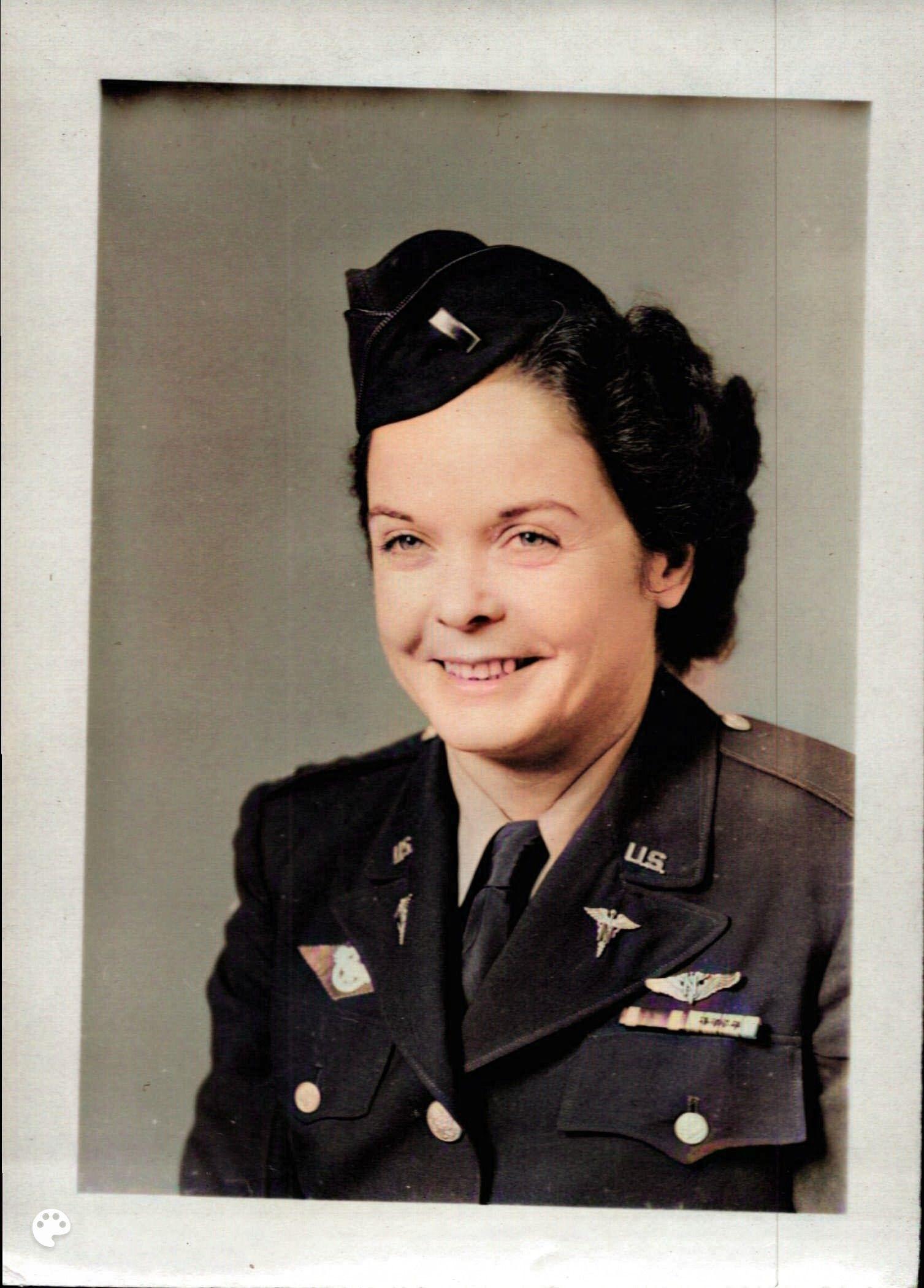 Photo of Margaret Reeve colorized with MyHeritage In Color™.