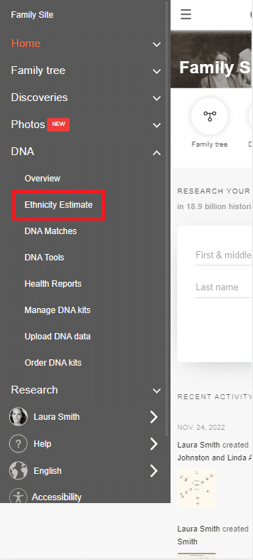 Opening Ethnicity Estimate on mobile