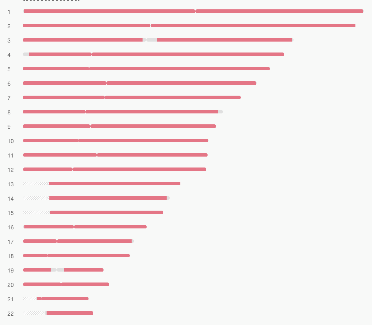 Dna Segment Chart