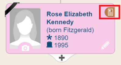 Indication of Record Matches on a family tree card