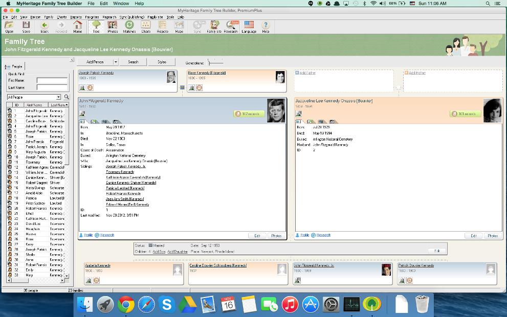 genealogy software for the mac