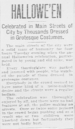 The daily telegram - Nov 1 1916