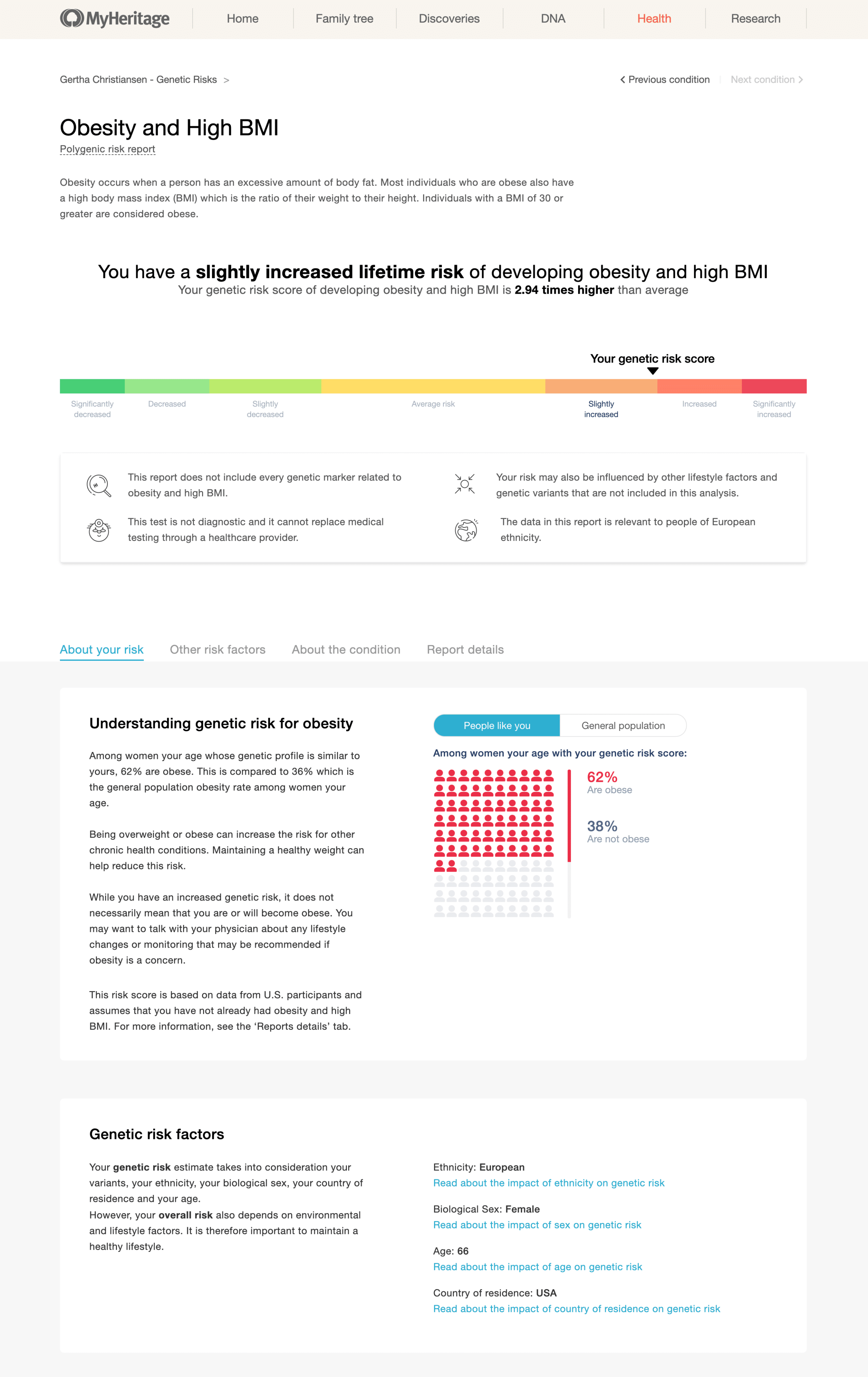 New: Obesity and High BMI report (click to zoom)