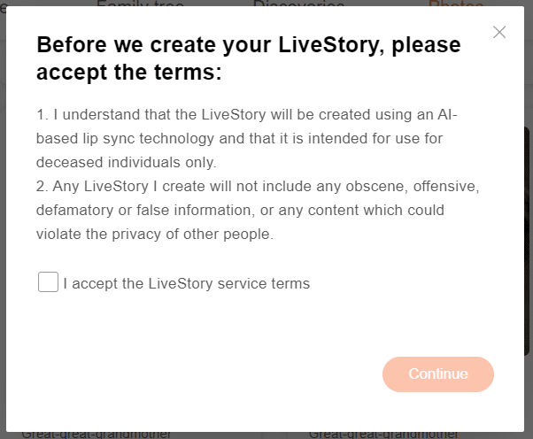 LiveStory Terms