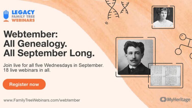 Webtember 2026 Starts Today: Join a Month of Free Genealogy Webinars
